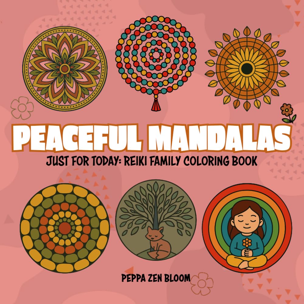 Book cover: Peaceful Mandalas